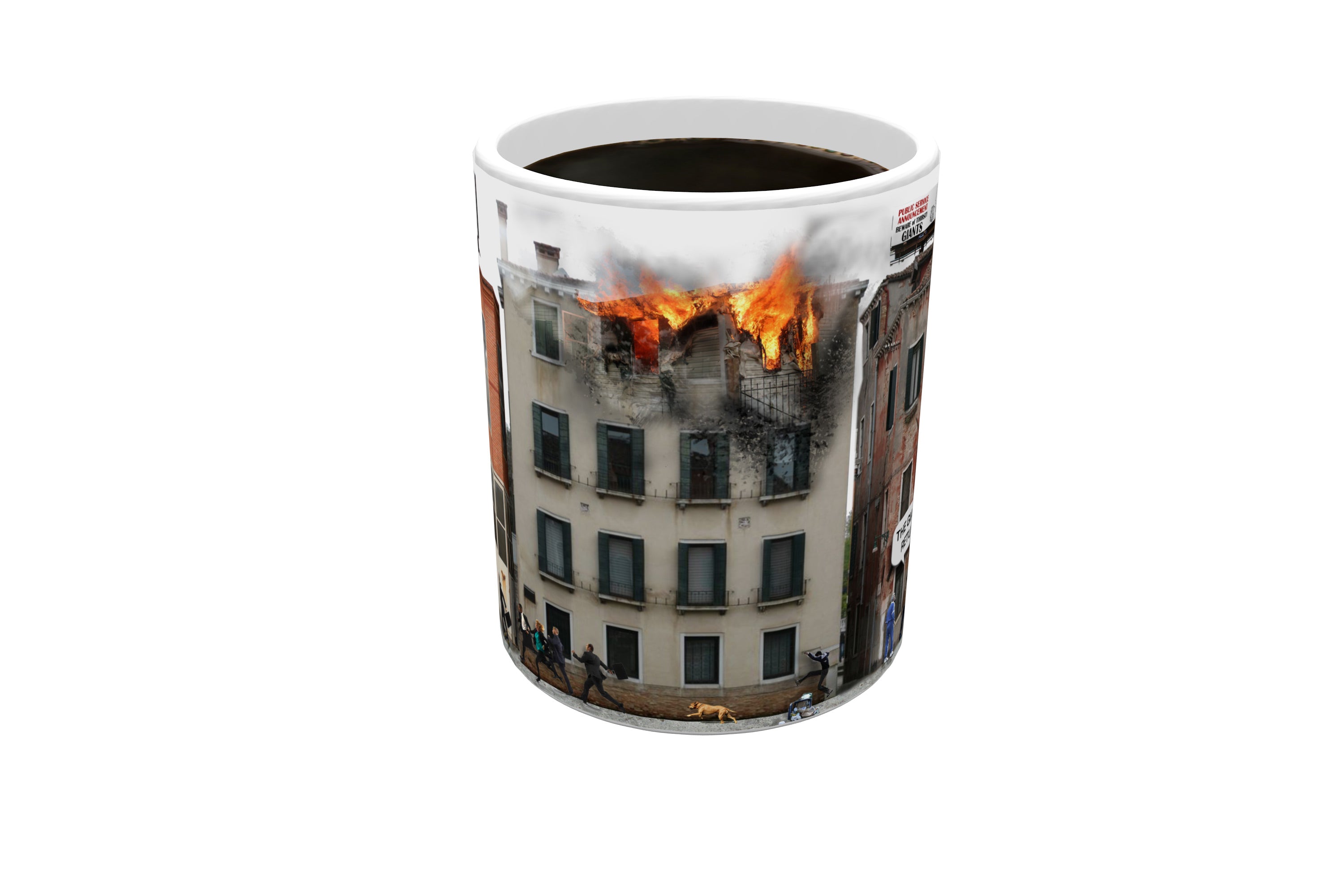 Trend Setters Original (Thirsty Giants City) Morphing Mugs® Heat-Sensitive Mug MMUG030